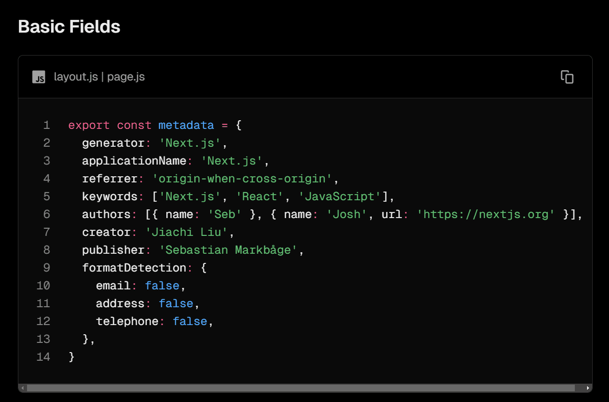 The Ultimate Next.js Metadata Guide for 2025 • Boaris
